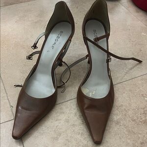 BCBGirls Brown Strappy Heels